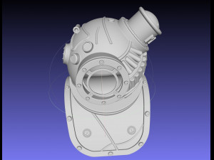 Bioshock Big Sister Helmet Modello di stampa 3D