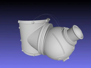 Bioshock Big Sister Helmet 3D Print Model