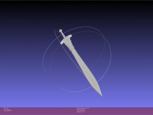 Fate Mordred Sword Printable Assembly 3D प्रिंट मॉडल