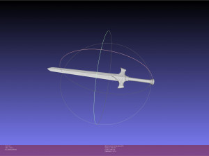 RWBY Jaune Arc Sword Modèles 3D en vedette