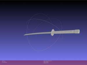 Akame Ga Kill Akame Sword And Sheath Printable Assembly Modelo de impresión 3D