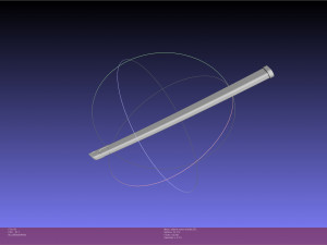 Akame Ga Kill Akame Sword And Sheath Printable Assembly Modelo de impresión 3D