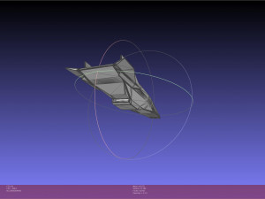 NASA X-43 Scramjet Experimental Plane Printable Miniature 3D Print Model