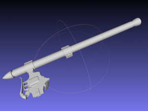 Attack On Titan Thunder Spear Assembly 3D 프린트 모델