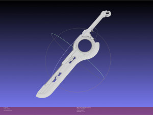 Xenoblade Chronicles Monado Sword Assembly 3D Print Model
