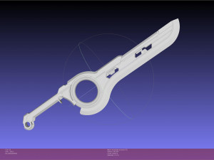 Xenoblade Chronicles Monado Sword Assembly 3D-printmodel