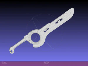 Xenoblade Chronicles Monado Sword Assembly 3D Print Model