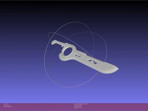 Xenoblade Chronicles Monado Sword Assembly 3D Print Model