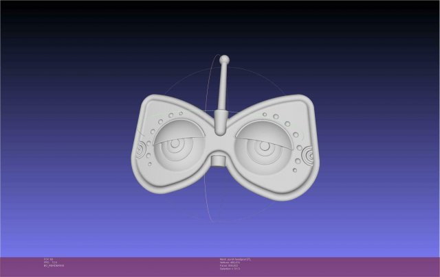 Zelda Purah Headgear Printable Model 3D-Druckmodell .c4d .max .obj .3ds .fbx .stl .blend 