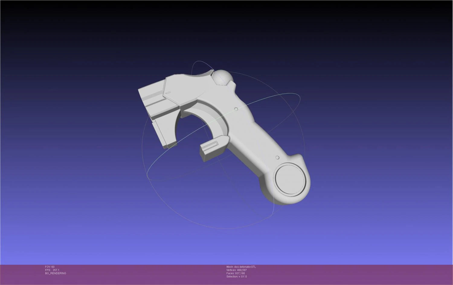 Evangelion DSS Choker Uzaktan Patlatıcı 3D Baskı Modeli .c4d .max .obj .3ds .fbx .stl .blend 