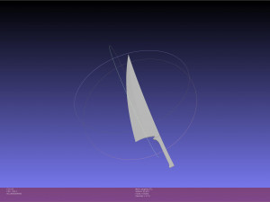Bleach Ichigo Zangetsu Shikai Sword 3D-printmodel