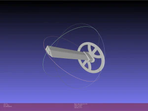 Bleach Kuchiki Rukia Sword Printable Assembly 3D Print Model