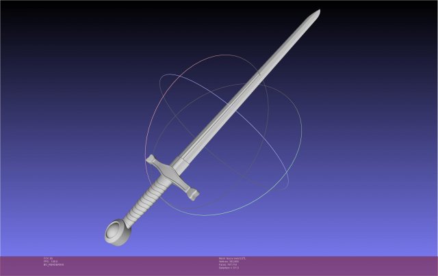 Murder Drones Tessa Sword Printable Assembly 3D Print Model .c4d .max .obj .3ds .fbx .stl .blend 