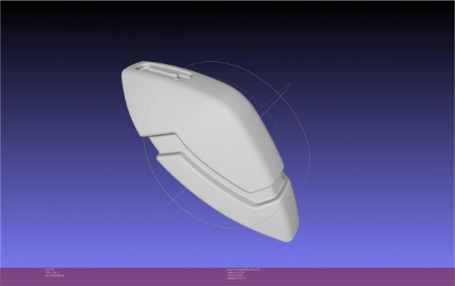 Evangelion Rebuild Rei Hairclip Printable Model 3D-printmodel .c4d .max .obj .3ds .fbx .stl .blend 