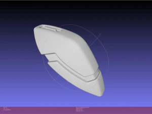 Evangelion Rebuild Rei Sa&ccedil; Tokası Yazdırılabilir Model 3D Baskı Modeli