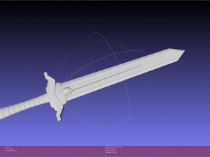 Frieren Himmel Hero Sword Printable Assembly 3D Print Model