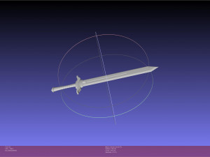 Frieren Himmel Hero Sword Printable Assembly 3D Print Model