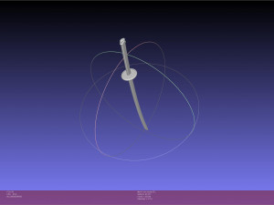 One Piece Trafalga Law Sword And Sheath Assembly 3D-printmodel