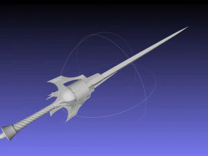 RWBY Weiss Rapier Myrtenaster Druckbare Baugruppe 3D Druckmodell