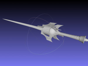 RWBY Weiss Rapier Myrtenaster Printable Assembly 3Dプリントモデル