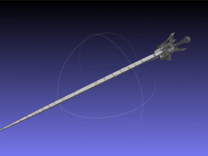 RWBY Weiss Rapier Myrtenaster Printable Assembly 3Dプリントモデル