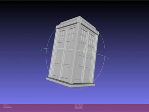 Doctor Who TARDIS printable model 3Dプリントモデル