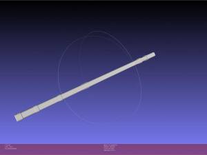 Blue Exorcist Rin Okumura Kurikara Sword And Sheath 3D Print Model