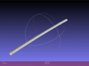 Blue Exorcist Rin Okumura Kurikara Sword And Sheath 3D Print Model