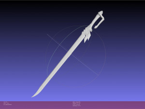 Re-Creators Selesia Upitiria Sword Handle And Assembly 3D Print Model