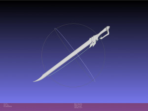 Re-Creators Selesia Upitiria Sword Handle And Assembly 3D 프린트 모델