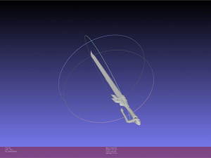 Re-Creators Selesia Upitiria Sword Handle And Assembly 3D 프린트 모델