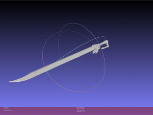 Re-Creators Selesia Upitiria Sword Handle And Assembly 3D 프린트 모델