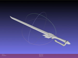 Re-Creators Selesia Upitiria Sword Handle And Assembly 3D 프린트 모델