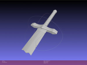 Solo Leveling Sword Intact And Broken Assembly Modello di stampa 3D