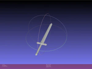 Solo Leveling Sword Intact And Broken Assembly 3D Print Model