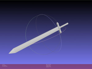 Solo Leveling Sword Intact And Broken Assembly Modello di stampa 3D