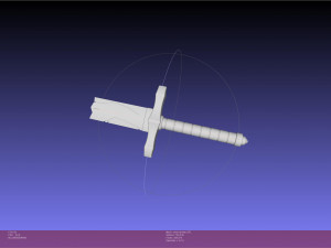 Solo Leveling Sword Intact And Broken Assembly Modello di stampa 3D