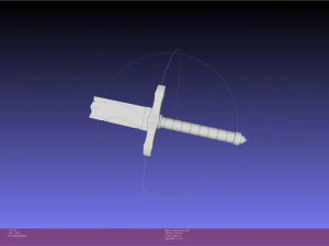 Solo Leveling Sword Intact And Broken Assembly 3D Print Model