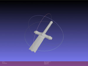 Solo Leveling Sword Intact And Broken Assembly Modello di stampa 3D