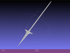 Fate Achilles Spear Printable Assembly 3D-Druckmodell