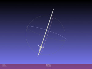 Fate Achilles Spear Printable Assembly 3Dプリントモデル