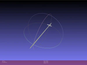 Fate Achilles Spear Printable Assembly 3D Print Model