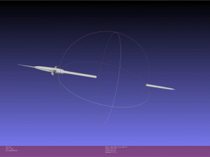 Fate Achilles Spear Printable Assembly 3Dプリントモデル