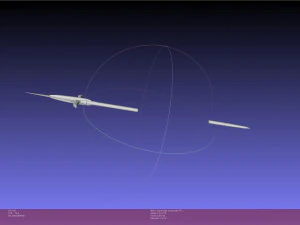 Fate Achilles Spear Printable Assembly 3D Print Model