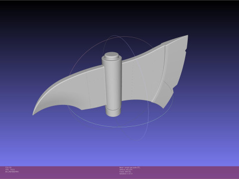 Dungeon Meshi Senshi Axe Model Cetak 3D