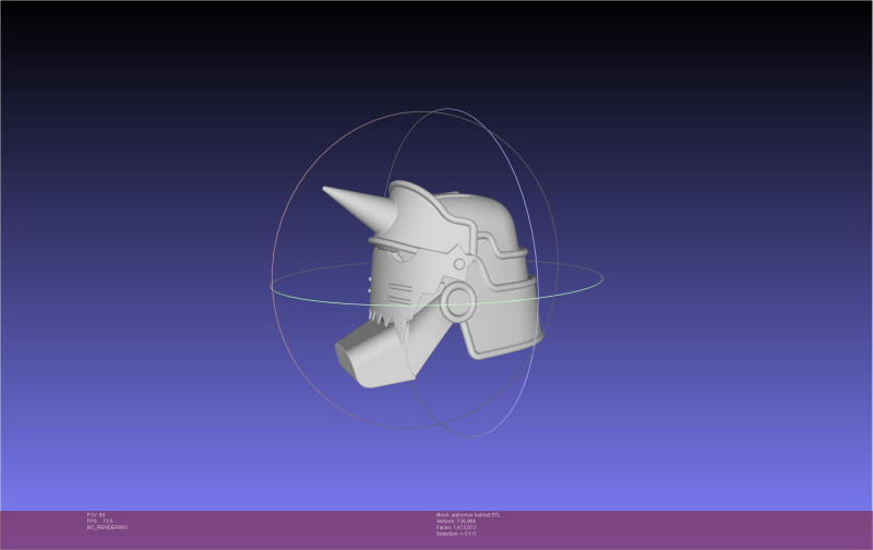 Fullmetal Alchemist Alphonse Elric Helmet 3D Принт Модель .c4d .max .obj .3ds .fbx .stl .blend 