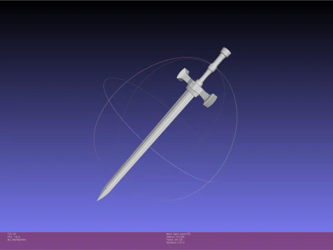 Dungeon Meshi Kabru Sword 3D Print Model