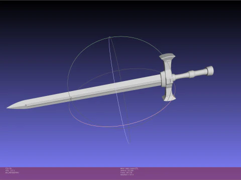 Dungeon Meshi Kabru Sword 3D Print Model