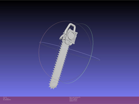 Black Butler Grell Chainsaw 3Dプリントモデル