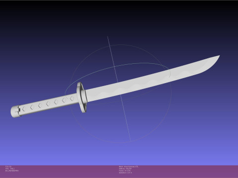 Konosuba Kazuma Sword Chunchunmaru Modello di stampa 3D